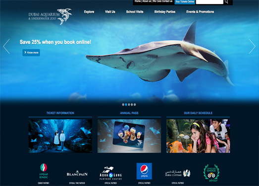 DubaiAquarium:迪拜海洋水族馆