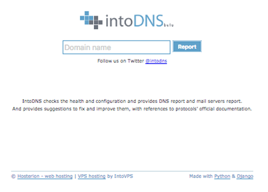 intoDNS|在线DNS状态检测工具