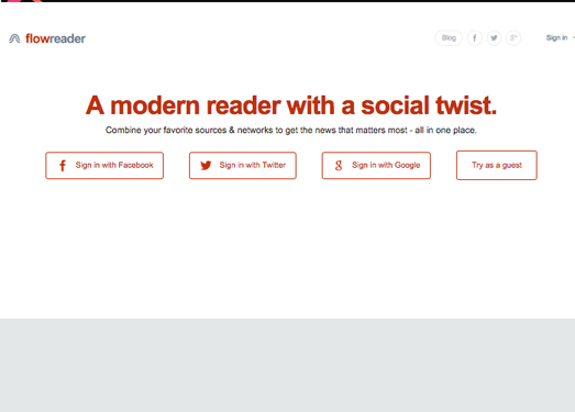 FlowReader:社交化RSS在线阅读器
