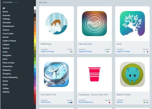 IconsFeed:免费IOS应用图标分享网