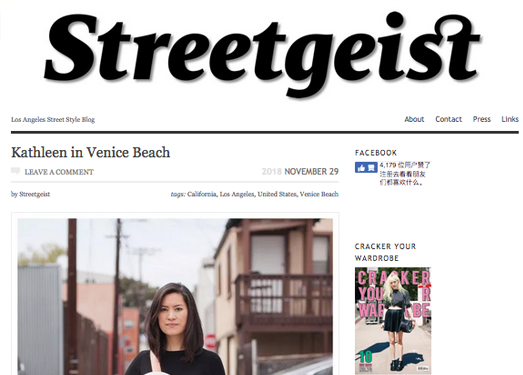 Streetgeist 洛杉矶街头时尚摄影博客