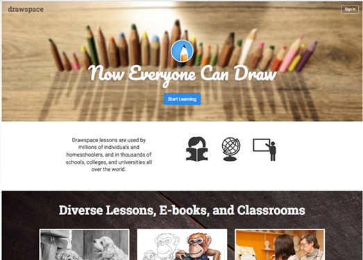 DrawSpace:免费绘画教学平台