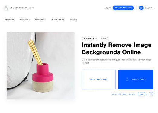 ClippingMagic:在线图片抠图工具
