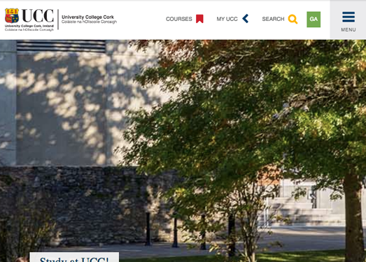 UCC:爱尔兰科克大学官网