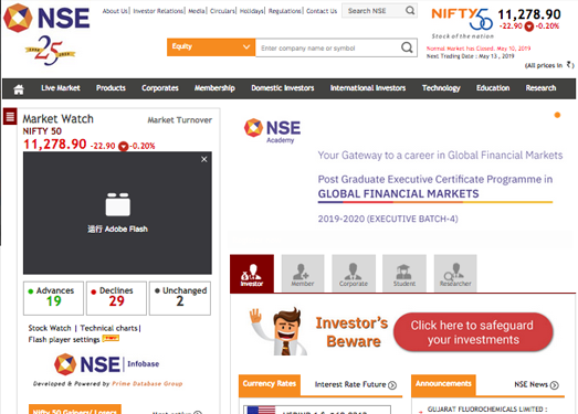 NSE India:印度国家证券交易所官网