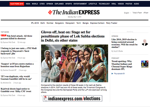 Indianexpress:印度快报官网