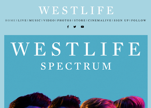 WestLife:西城男孩歌唱团队官网