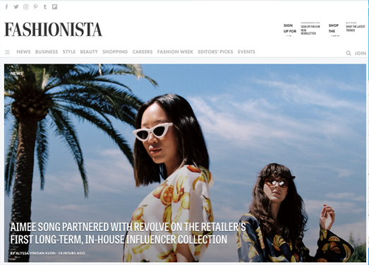 Fashionista:时尚达人资讯网