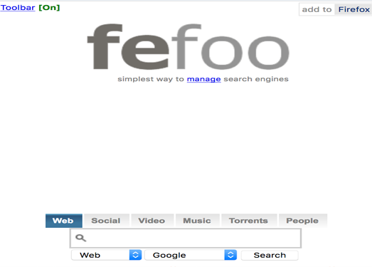 Fefoo:印度搜索网