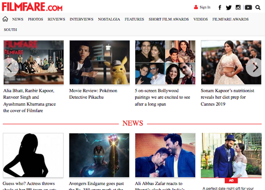 FilmFare:印度电影资讯杂志