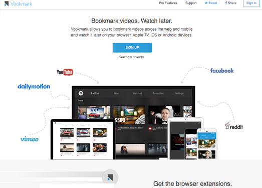 Vookmark|基于浏览器视频书签管理插件