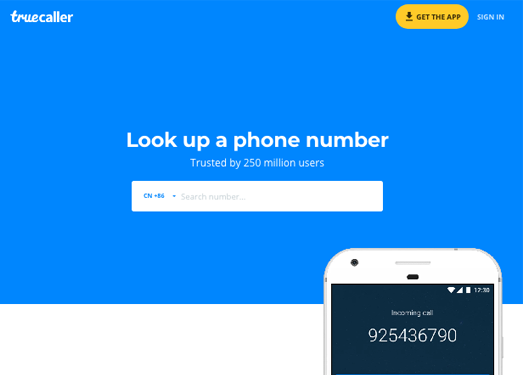 TrueCaller:智能号码查询防骚扰应用