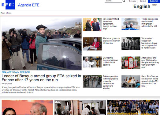 EFE:西班牙埃菲通讯社