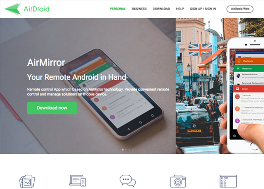 AirDroid:安卓手机无线管理工具