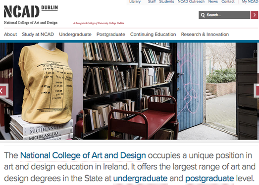 Ncad.ie:爱尔兰国立艺术设计学院