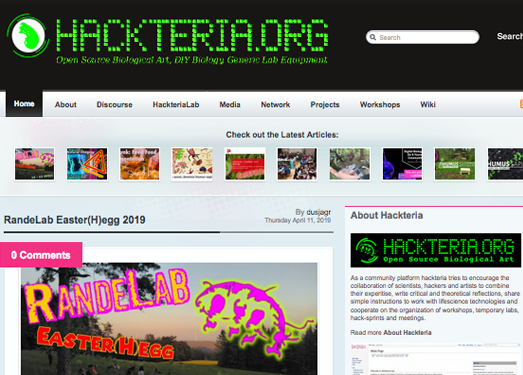 Hackteria|开源生物艺术项目百科