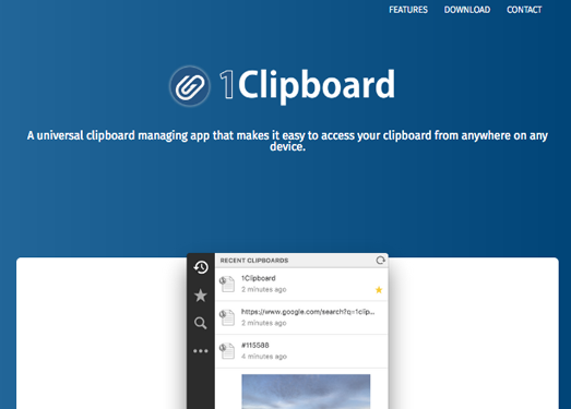 1Clipboard|免费开源跨平台剪切板