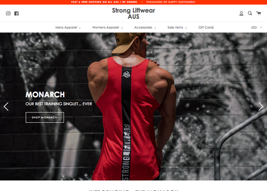 StrongLiftWear|澳洲健身服饰品牌