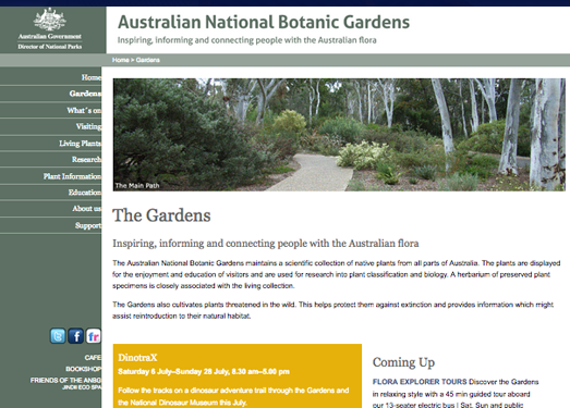 ANBG:澳洲国家植物园