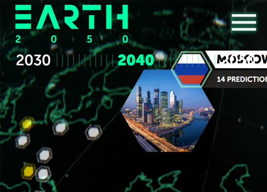 未来世界可视化体验网 - 2050Earth
