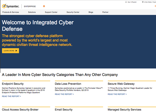 Symantec:赛门铁克软件开发公司