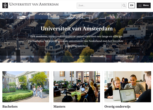 Uva.nl:荷兰阿姆斯特丹大学