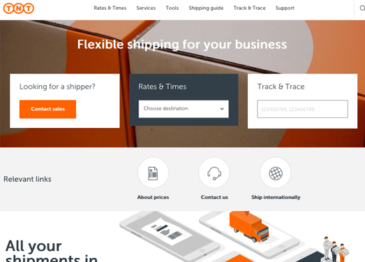 TNTExpress|荷兰天递快递公司