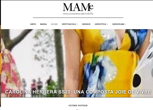 意大利流行文化杂志 - MamE