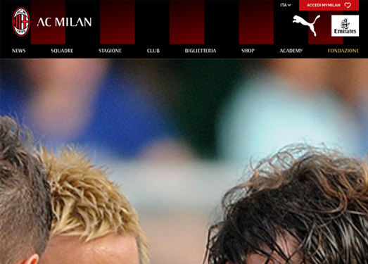 AcMilan:意大利AC米兰足球俱乐部