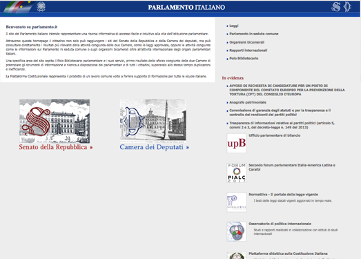 Parlamento:意大利议会