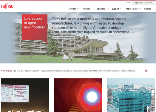 FujitSu:日本富士通集团官网