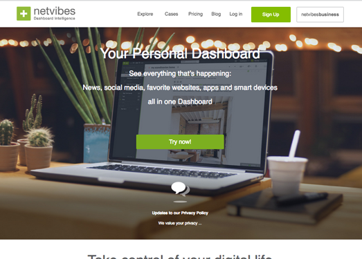 Netvibes:基于webRSS信息聚合网