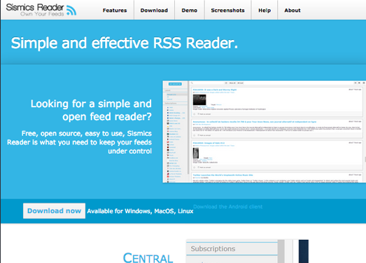 SismicsReader|免费开源Feed架设工具