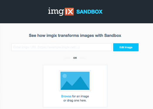 Imgix:在线图片沙盒调整工具