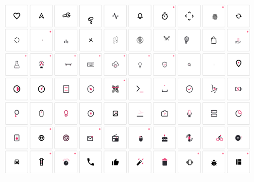 免费动画SVG图标集合 - PotlabIcons