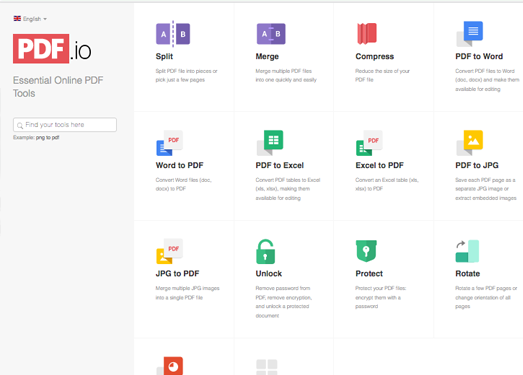 PDF.io|在线免费PDF工具集合