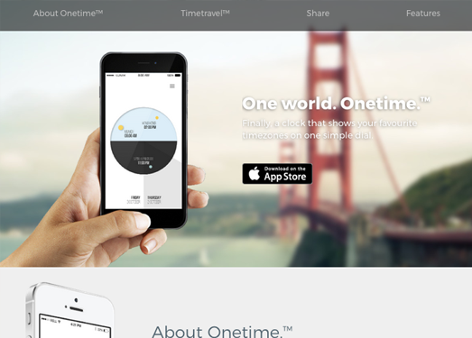 OneTime:国际时间查询应用