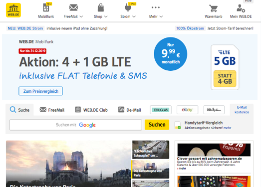 Web.de:德国综合门户网