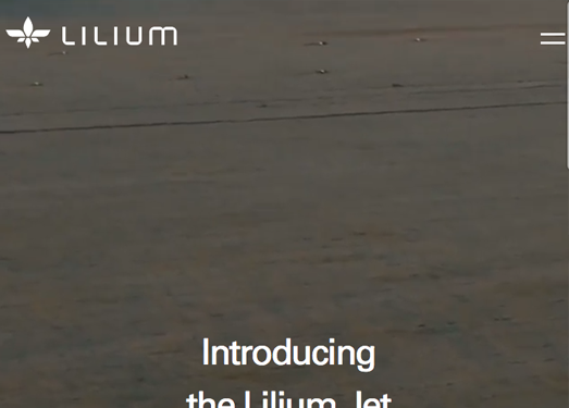 德国Lilium电动飞行汽车官网