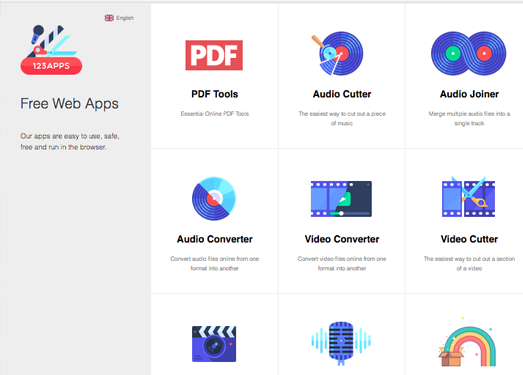 123Apps|在线影音编辑器工具