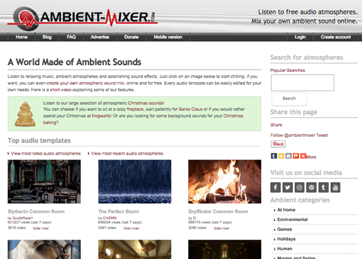 Ambient Mixer:大自然意境图片音效网