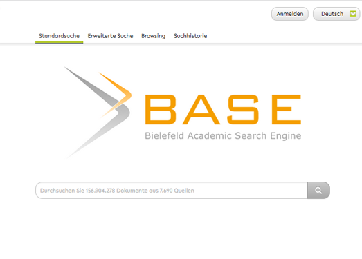 Base Search:德国比勒费尔德学术搜索引擎