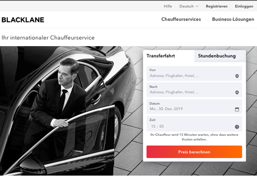 Blacklane:私人豪车预定服务平台