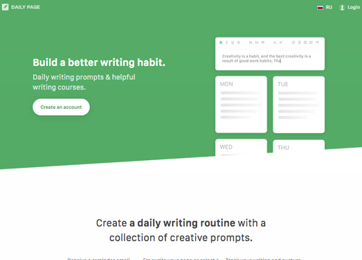 DailyPage 每日英文写作平台