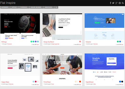 Flatinspire|网站灵感设计欣赏网