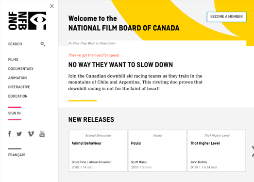 NFB.CA:加拿大国家电影局