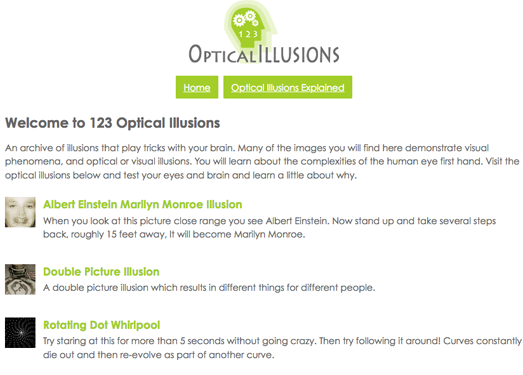 OpticalIllusions:免费光学错觉图库