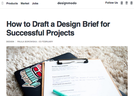 DesignModo:前端网页设计资讯博客