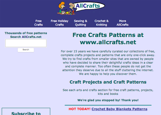 AllCrafts|免费工艺品教学大全