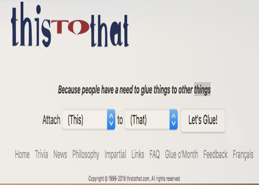 ThisToThat:在线胶水使用搭配说明